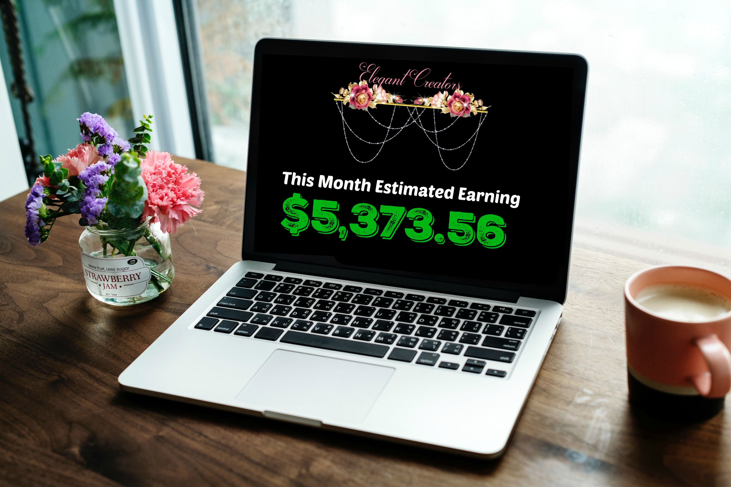This month estimated earning
