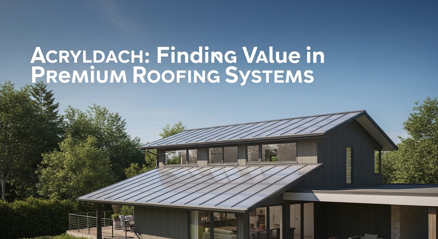 Acryldach: Finding Value in Premium Roofing Systems
