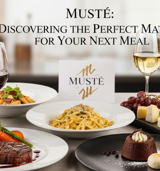 Musté: Discovering the Perfect Matches for Your Next Meal