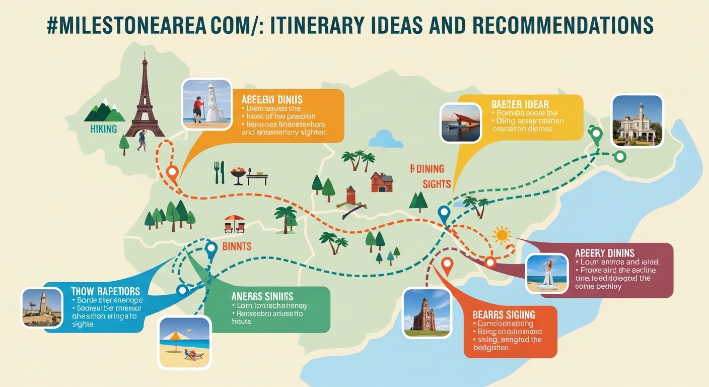 #milestoneareacom/: Itinerary Ideas and Recommendations